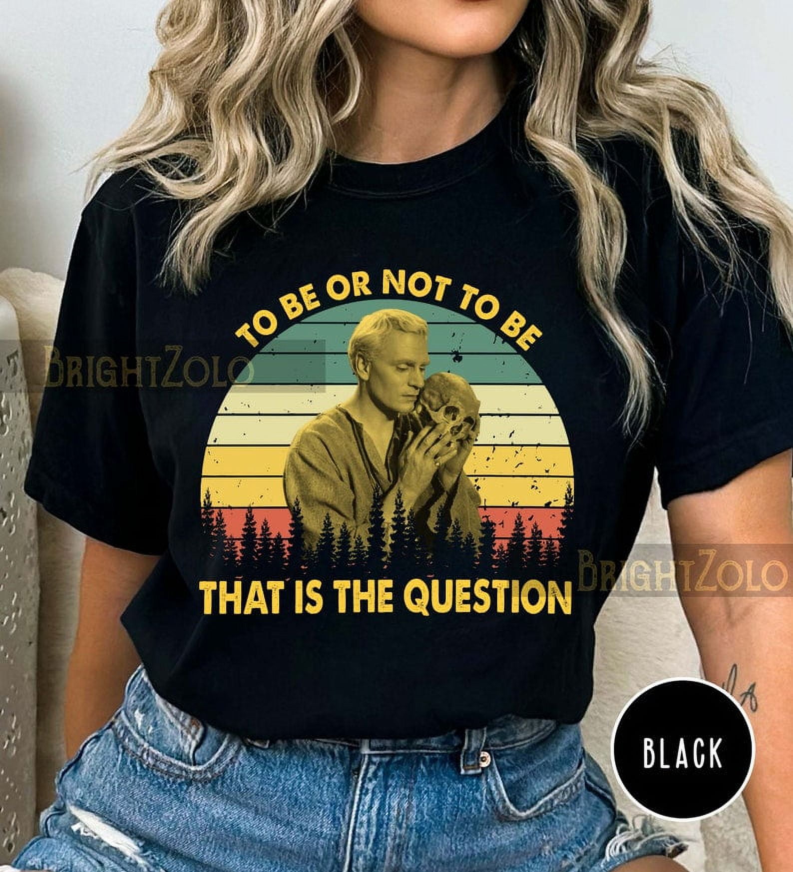Hamlet To Be Or Not To Be That Is The Question Sunset Vintage Retro Hamlet to be or not to be that is the question sunset vintage retro