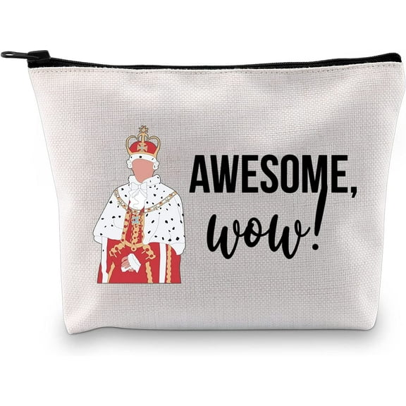 Hamlton Inspired Awesome Wow Hamlton King George Iii Pencil Case Hamlton Fans Gift Zipper Pouch Makeup Bag