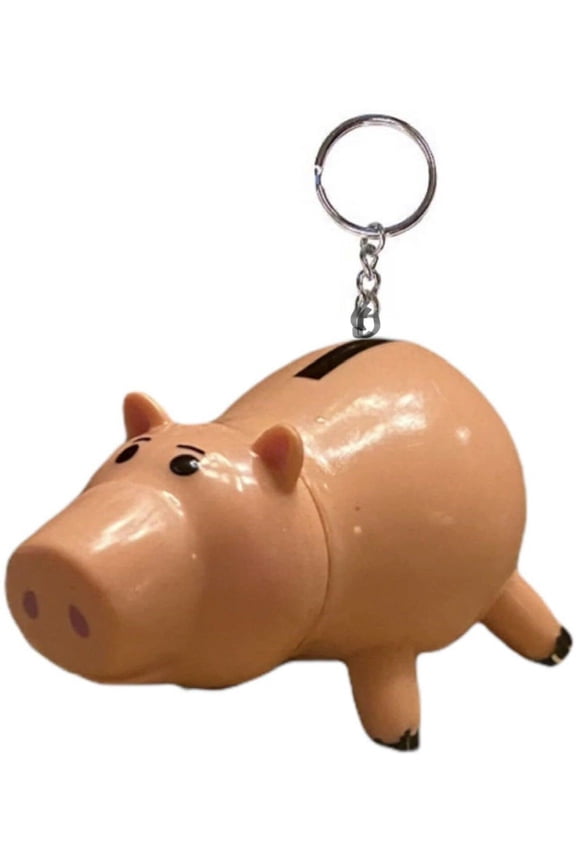 Hamm Pig Piggy Key Ring Keychain Ornament PVC Figure Figurine Charm
