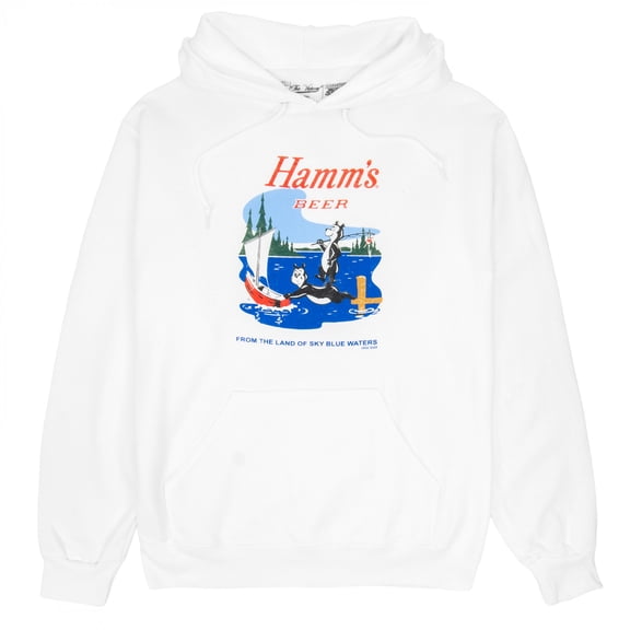 Hamm's Beer From The Land Of Sky Blue Waters Lake Hoodie-XLarge