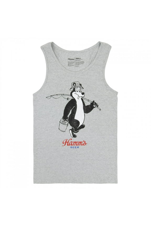 Hamms 897850-medium Beer Gone Fishing Tank Top - Medium