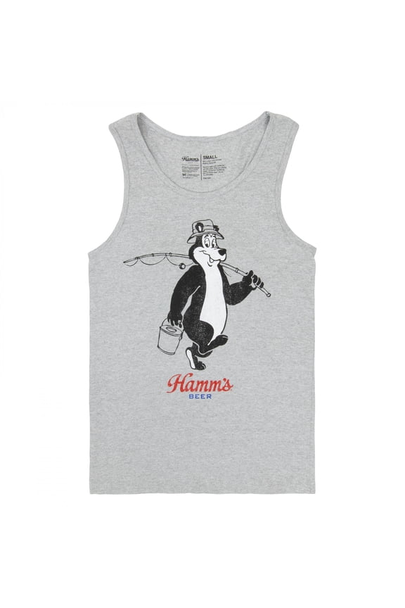 Hamms 897850-small Beer Gone Fishing Tank Top - Small