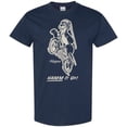 thumbnail image 1 of Hamms 880161-large Beer Hamm It Up Motorcycle Navy Colorway T-Shirt for Men, Blue - Large, 1 of 1