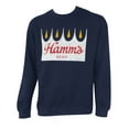 thumbnail image 1 of Hamm's Logo Navy Blue Crewneck Sweatshirt-2XLarge, 1 of 2