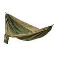 thumbnail image 1 of Hammaka 10203-KP Parachute Silk Hammock - Army Green-Brown, 1 of 1