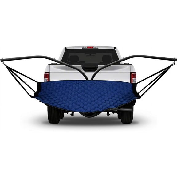 Hammaka Hammock Hitch Stand with Pammock, 2-in-1 Sleeping Pad Camping Hammock (Blue Pammock)