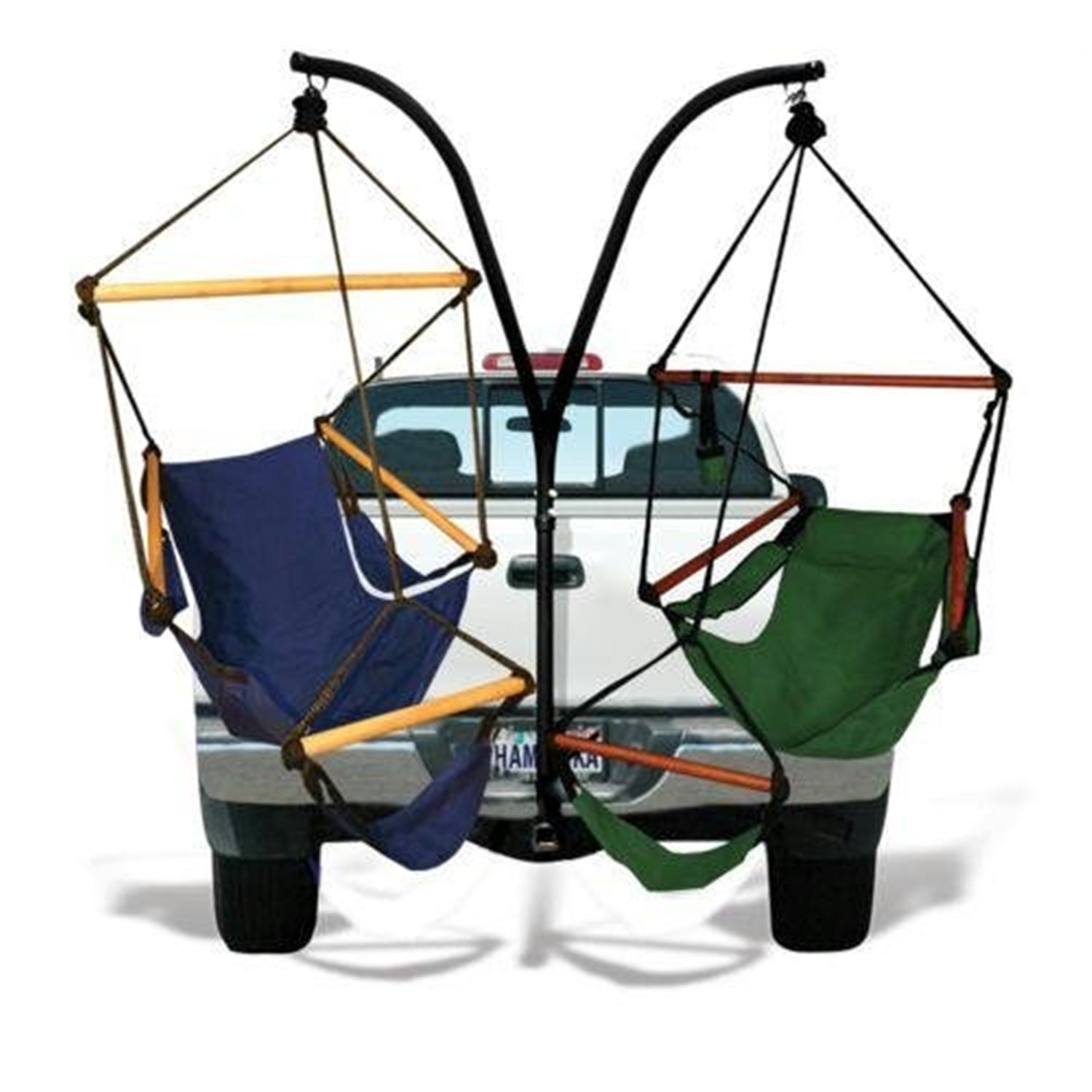 Hammaka Hammocks Trailer Hitch Stand with Wood Dowels Cradle Chair
