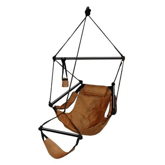 Hammaka Hanging Hammock Air Chair, Aluminum Dowels, Burgundy