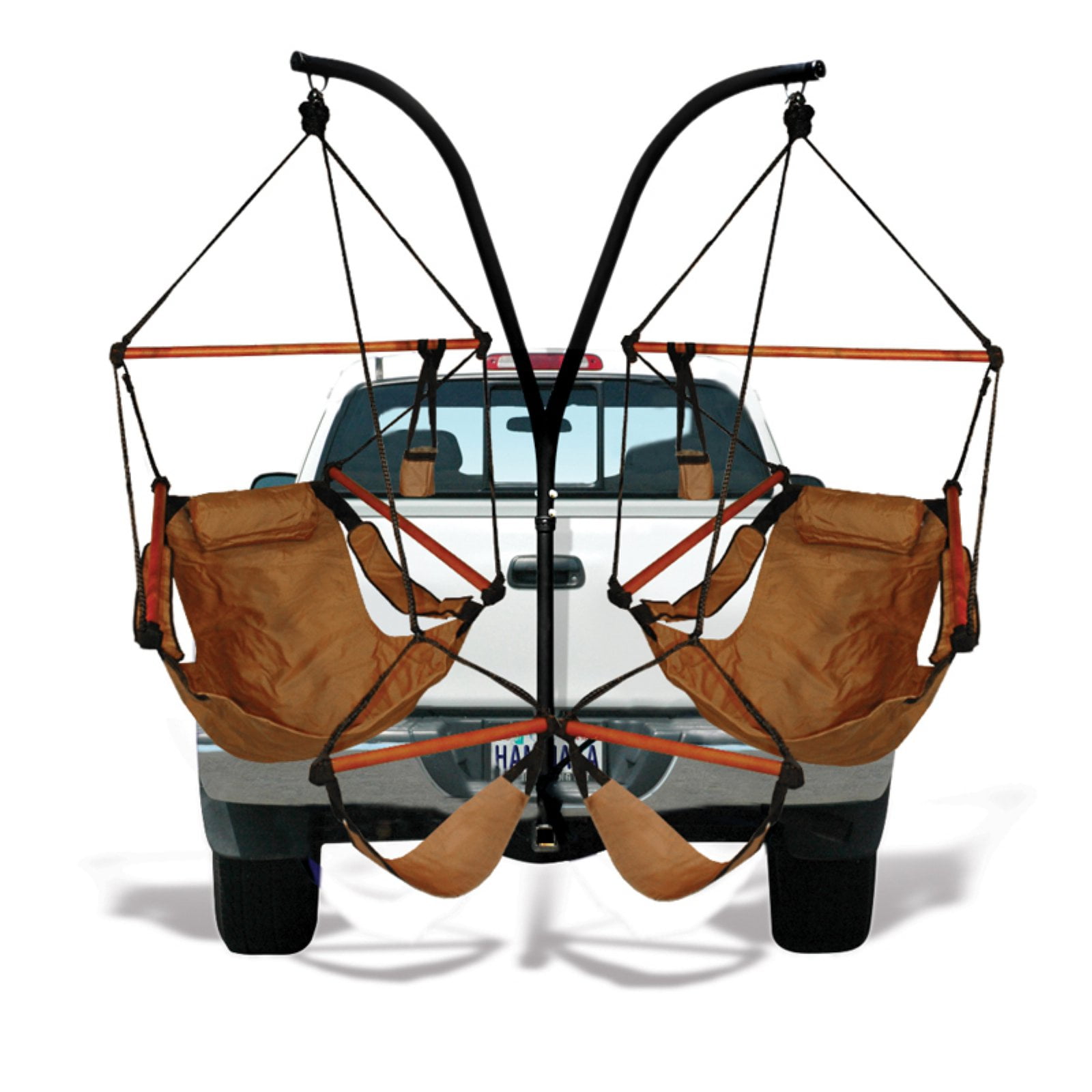 Hammaka Trailer Hitch Hanging Chair Stand with Hammaka Chairs with