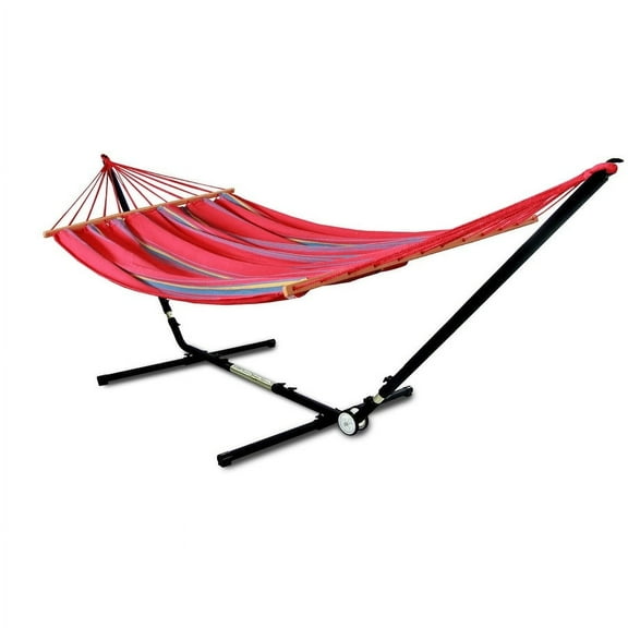 Hammaka Woven Hammock with Adjust to Fit Stand