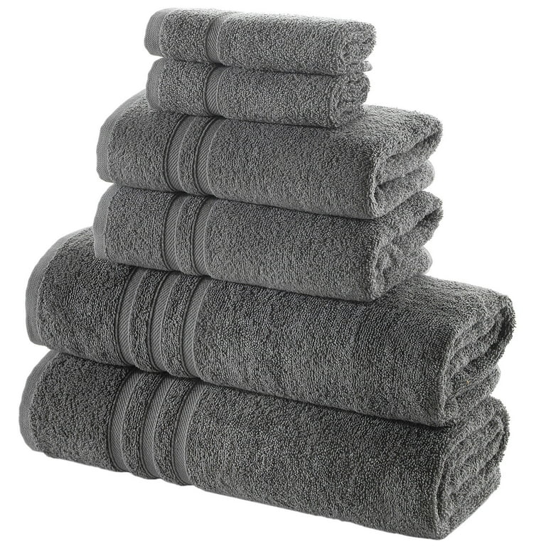 The Company Store Company Cotton Charcoal Solid Turkish Cotton Bath Sheet, Grey
