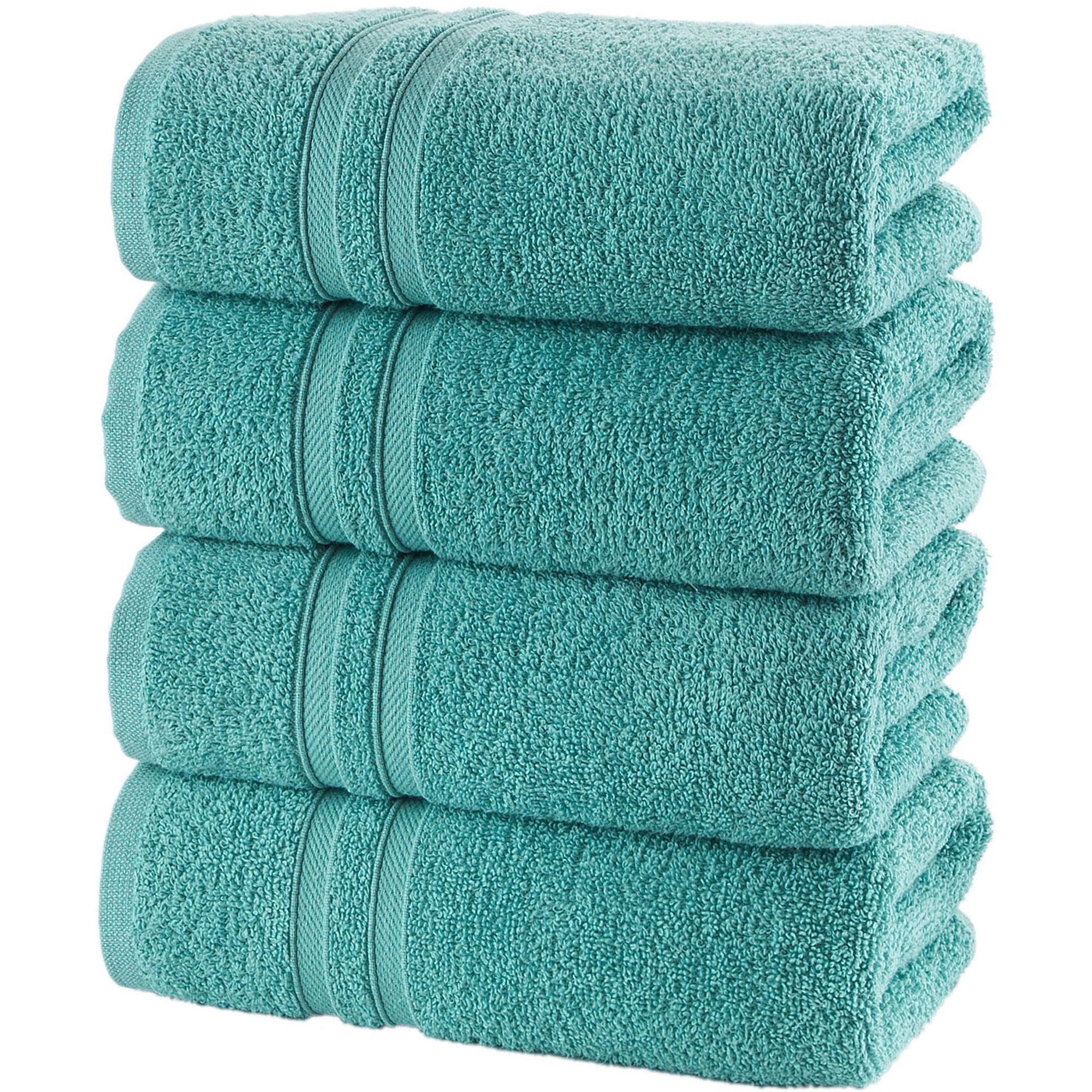 Hammam Linen Hand Towels Set Water Green Soft Fluffy, Absorbent and Quick  Dry Perfect for Daily Use - Walmart.com