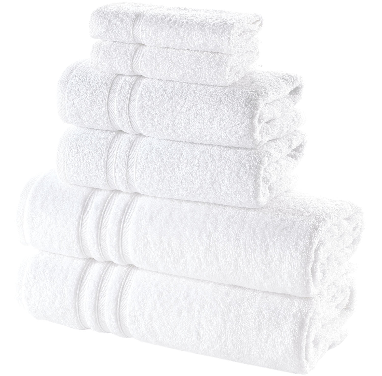 Hammam Linen Purple Bath Towels Set 6-Piece Original Turkish Cotton Soft,  Absorbent and Premium Towel for Bathroom and Kitchen 2 Bath Towels, 2 Hand  Towels, 2 Washcloths 