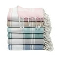 thumbnail image 1 of Top Cotton Cotton Turkish Beach Towel - 36” x 72”- Pack of 6 Large, Bathroom, Beach Essentials, Gym, Quick Dry for Shower, Lightweight Large Towels for All (Multicolor), 1 of 6