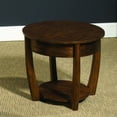 thumbnail image 1 of Hammary Concierge Round End Table in Brown, 1 of 2