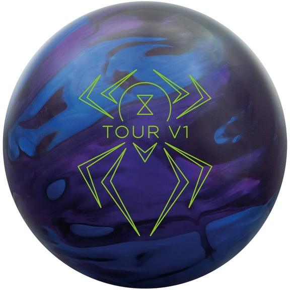 Hammer Black Widow Tour V1 Bowling Ball - Black/Blue/Purple