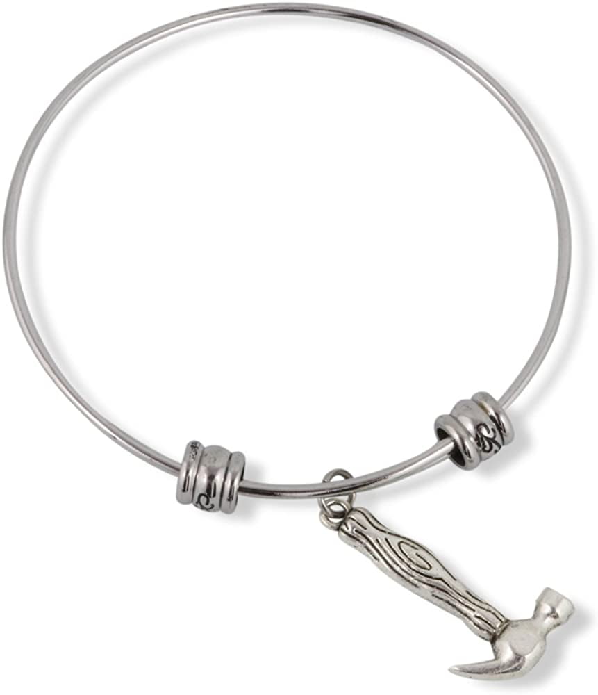 Hammer Bracelet Bangle Gifts for A Proud Builder Carpenter Mom
