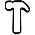 thumbnail image 1 of Hammer Cookie Cutter with Easy Push Design, 1 of 3