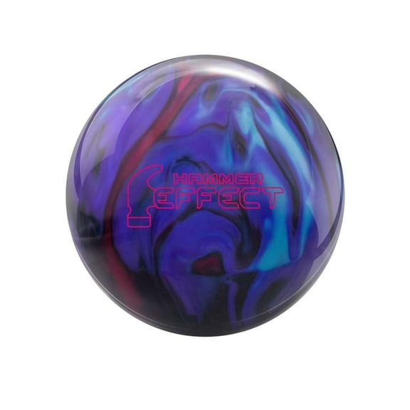 Hammer Effect Bowling Ball - Maroon/Blue/Black/Purple 14lbs