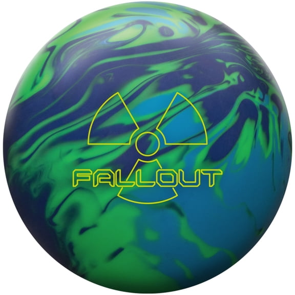 Hammer Fallout Bowling Ball - Blue/Lime/Sky Blue