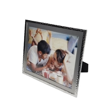 Hammer Finish Silver Aluminium Photo Frame 8x10"