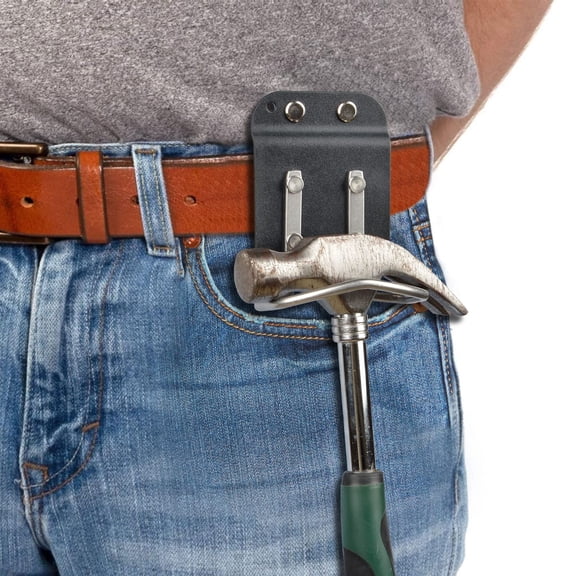 HammerCatcher, Hammer Holder for Tool Belt, Quick Response Fit Up to 2" Tool Belt, Compatible with Claw Hammer, Hatchet and Mallet