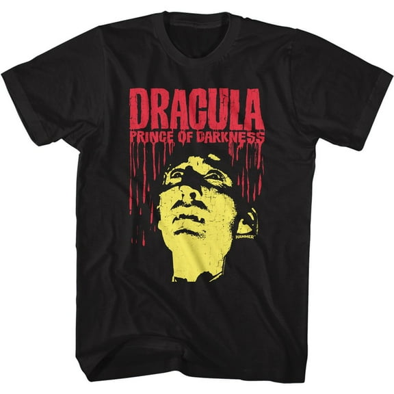 Hammer Horror Dracula P.O.D. Black Adult T-Shirt