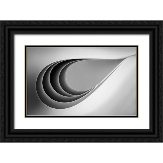 Hammer, Jacqueline 14x10 Black Ornate Wood Framed with Double Matting Museum Art Print Titled - Paper Abstract