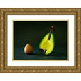 thumbnail image 1 of Hammer, Jacqueline 14x11 Gold Ornate Wood Framed with Double Matting Museum Art Print Titled - Aviolin, 1 of 4