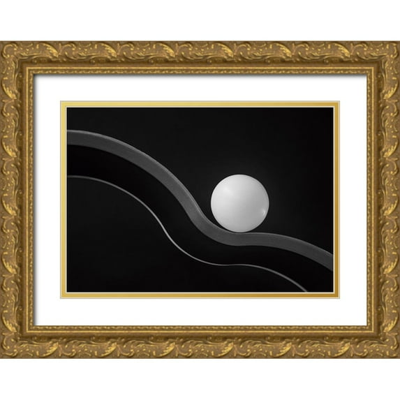 Hammer, Jacqueline 24x18 Gold Ornate Wood Framed with Double Matting Museum Art Print Titled - Balancing