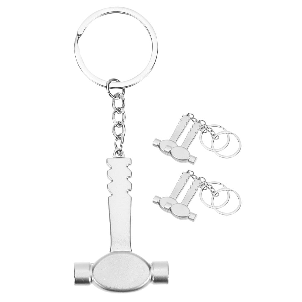 Hammer Keychain Mini Rings for Car Keys Hammers Locket Wallet Party