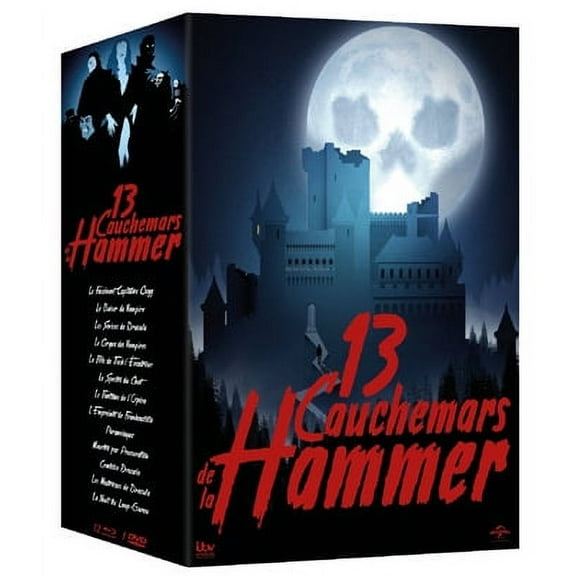 Hammer Nightmares Collection - 13-Disc Box Set ( The Kiss of the Vampire / Night Creatures / The Phantom of the Opera / The Evil of Frankenstein / The Curse of t [ Blu-Ray, Reg.A/B/C Import - France ]