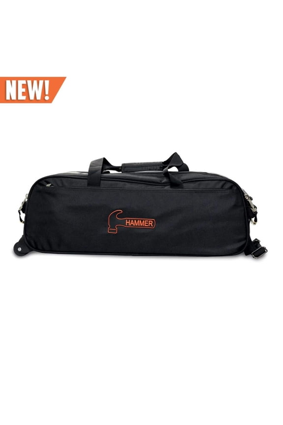 Hammer Premium Slim Triple Tote- Black