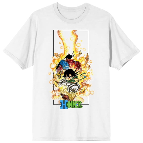 Hammer Stud Men's White Short Sleeve Tee-Medium