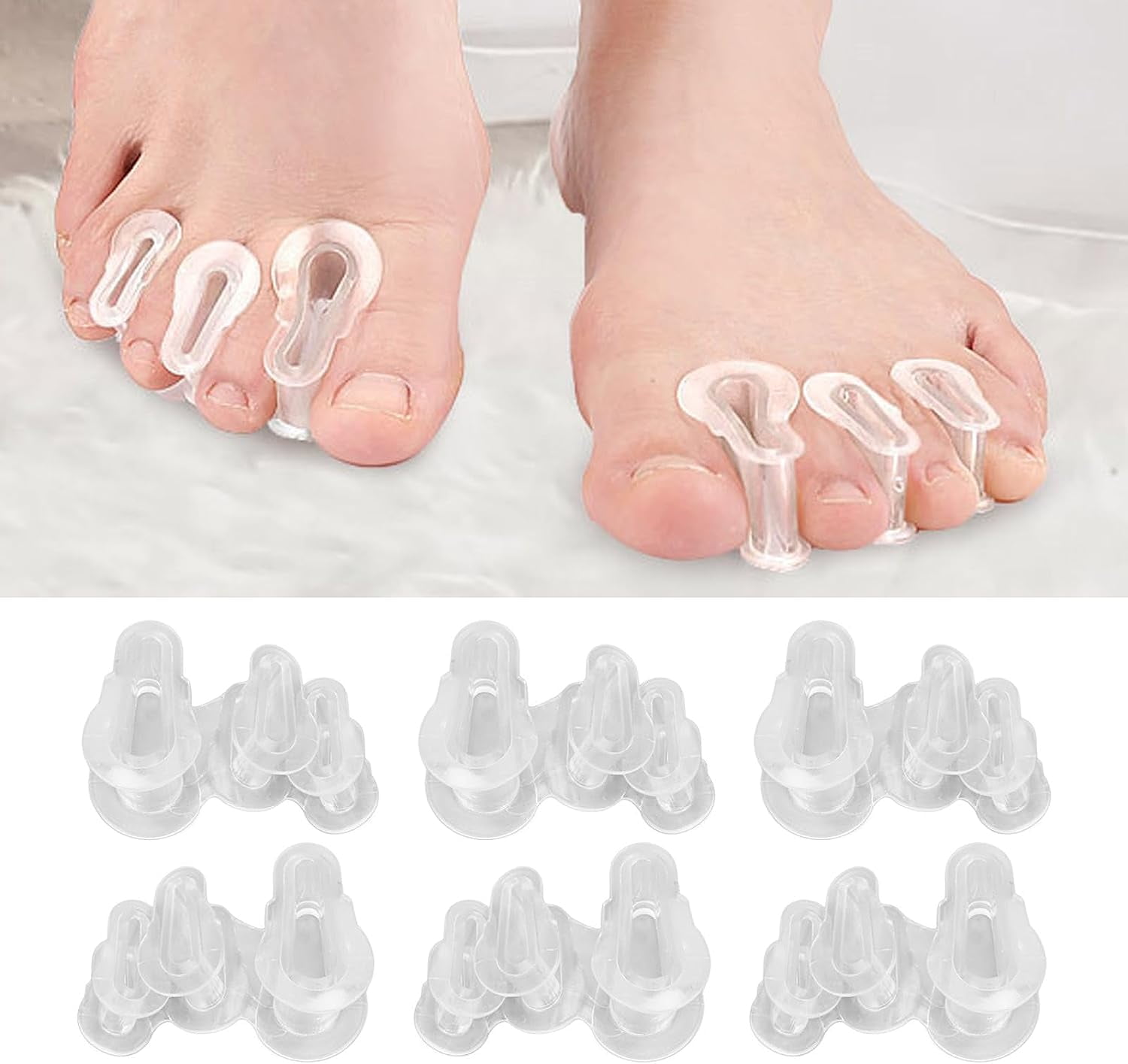 Hammer Toe Cushion Pad, 3 Pairs Hammertoe Corrector Medical Grade