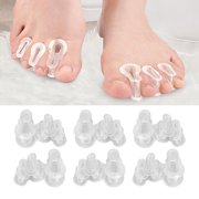 Hammer Toe Cushion Pads, 3 Pairs Hammer Toe Corrector Medical Silicone Soft Hammer Toe Comb Pad with 2 Separators