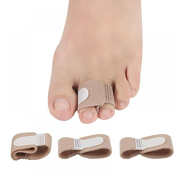 Hammer Toe Straightener, Hammer Toe Splints, Toe Cushioned Bandages for Correcting Hammer Toes, Broken Toes, Crooked Toes & Overlapping Toes 1PC