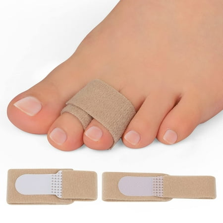 Hammer Toe Straighteners for Bent Toes, 12 Pack Toe Splints, Toe Corrector, Toe Wraps for Curled Toes, Crooked Toes and Hammer Toes(6 Large Size & 6 Middle Size)