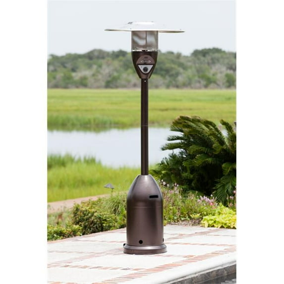 Hammer Tone Deluxe Patio Heater-Finish:Bronze/Silver