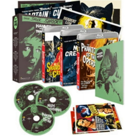 Hammer Triple Shock Collection, Volume Two: Shadow of the Cat / Night Creatures / Phantom of the Opera (Blu-ray), Umbrella Ent, Horror