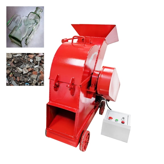 Hammer-Type Construction Waste Crusher Machine Small 220V