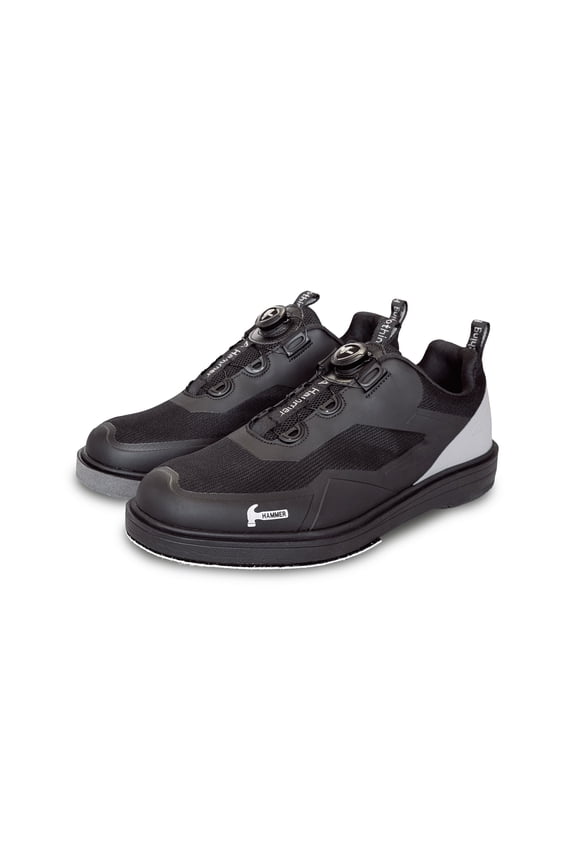 Vibe Black/Grey Mens Bowling Shoes - Right Hand - 10.5