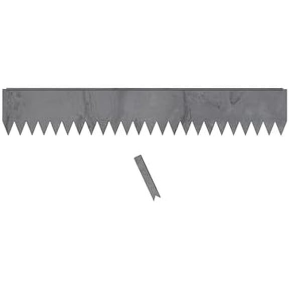 - Hammer-in Landscape Edging - 48-inch Strips - 8-inch Depth 1/4-inch Rounded top COR-Ten Steel (1 Pack)$$Garden & Patio