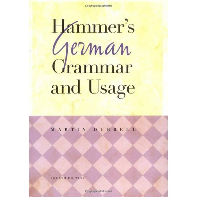 PreOwned Hammer's German Grammar and Usage, 9780071396547, Paperback, 4th edition