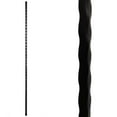 Hammered Bar Metal Balusters (10Pack) 9/16" (Real Black not Matte or