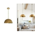 thumbnail image 1 of Hammered Brass Dome Pendant Light, Antique Pendant Light Brass Lampshade Ceiling Light Kitchen Island light ,Copper Lampshade Art deco lamp, 1 of 10