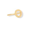 thumbnail image 1 of Hammered Circle Ring 14k Gold-plated Silver (9), 1 of 1
