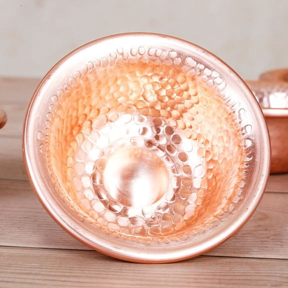 Hammered Copper Bowl, Multi-Purpose Container for Incense, Ash Collection and Daily Use