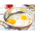 thumbnail image 1 of Hammered Copper Food Safe  Egg Omelet Pan Sahan, Copper Round Chef Pan, Traditional Handcrafted Copper Pan, 8.7 Inches (22 cm), 1 of 11