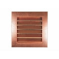 thumbnail image 1 of Hammered Copper Louvered Gable End Vent Vent Size: 24" W x 48" H, Mount Type: Stucco, 1 of 3
